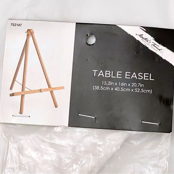 Master’s Touch Beechwood Foldaway Metal Chain Table Easel New in Package - Picture 7 of 11